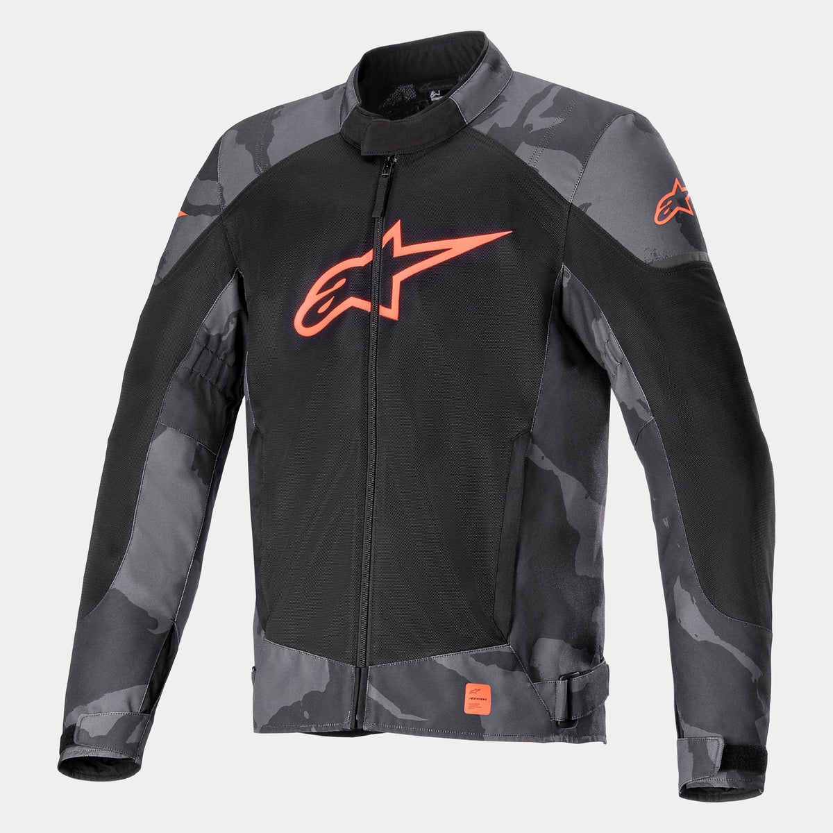 Alpinestars T-SP X Superair Jacket - Gray Camo/Red Fluo