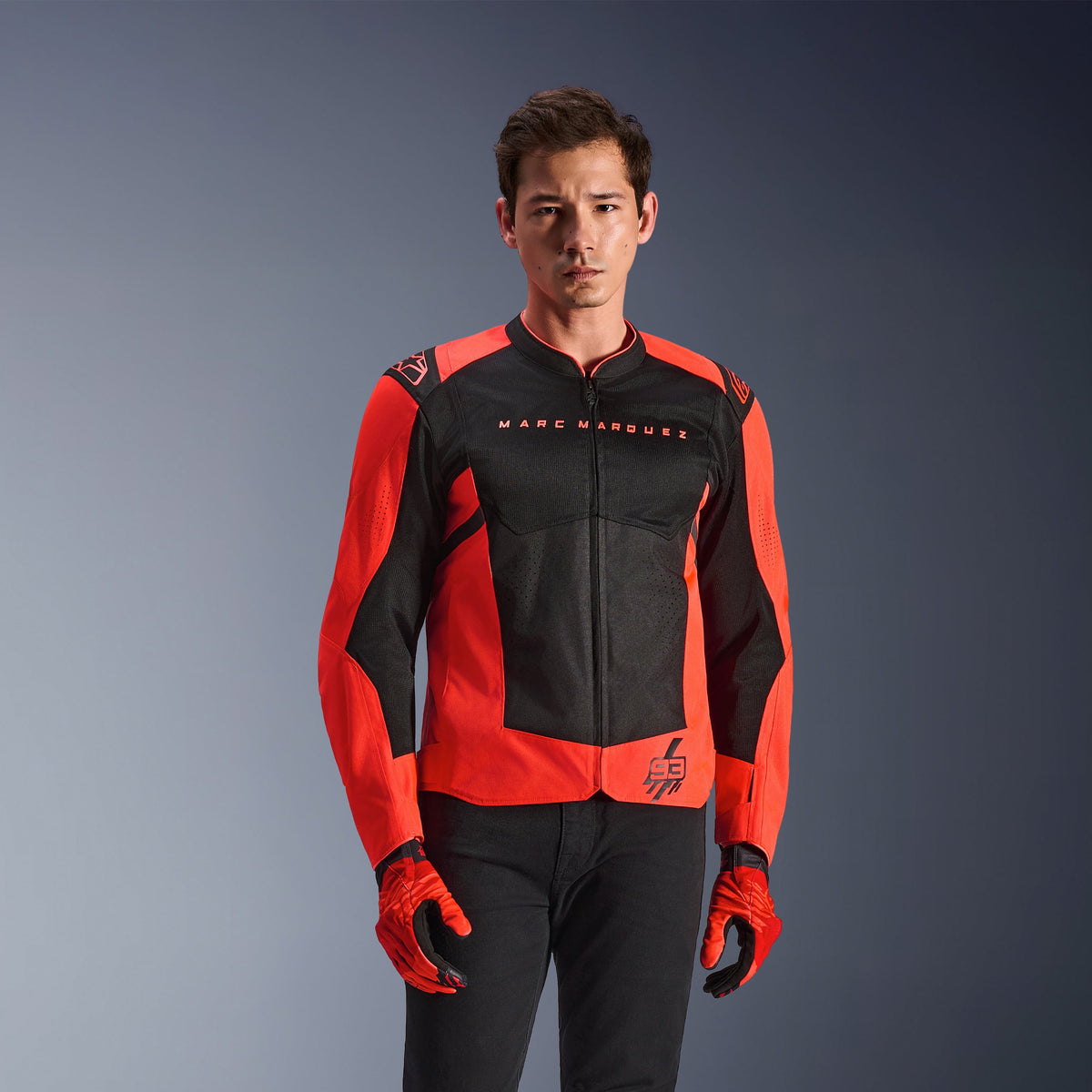 Alpinestars MM93 T-SPS Air V2 Jacket - Red Fluo/Black