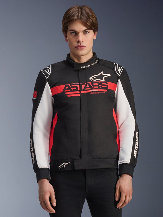 Alpinestars Monza Sport Jacket - Black/Bright Red/White
