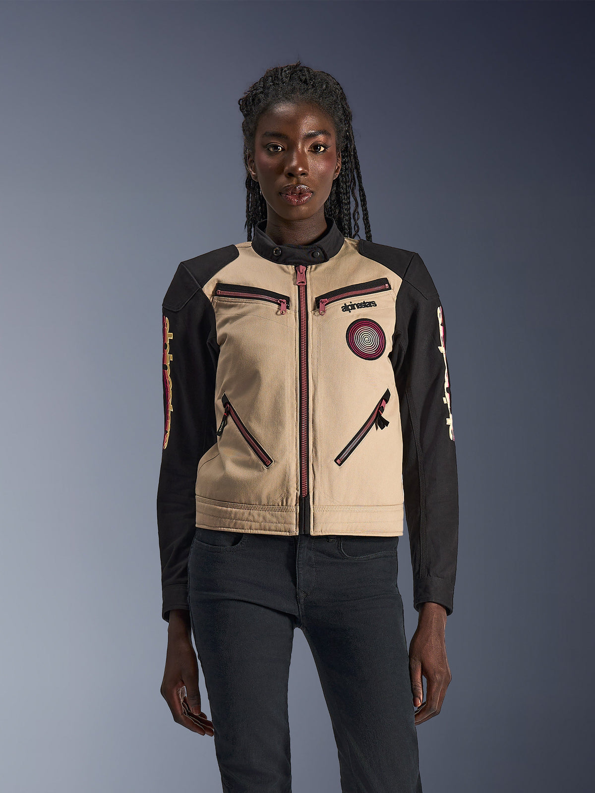 Alpinestars Womens Stella Grace Jacket - Aluminum/Black