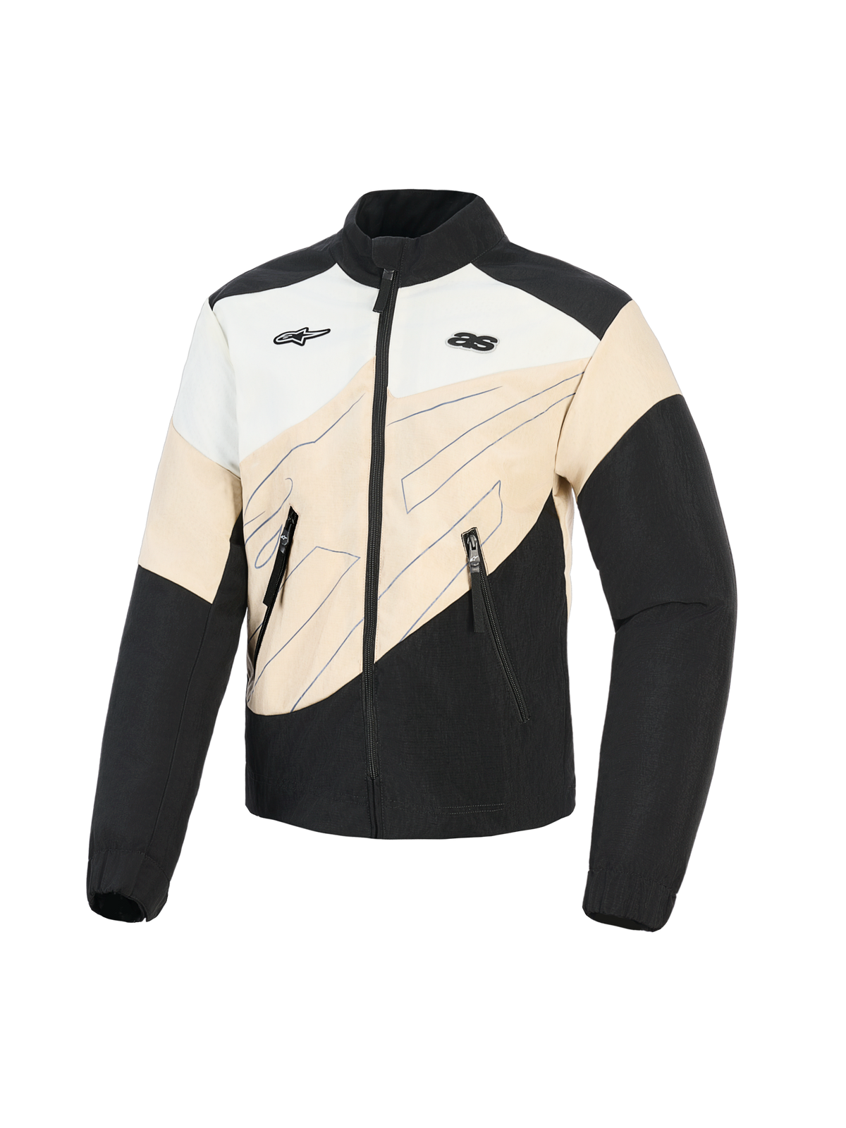 Alpinestars Womens Stella Moshell Jacket - Black/Sand/Off White