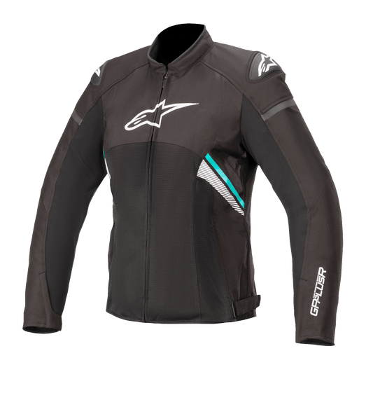 Alpinestars Womens Stella T-GP Plus R V3 Air Jacket - Black/White/Teal