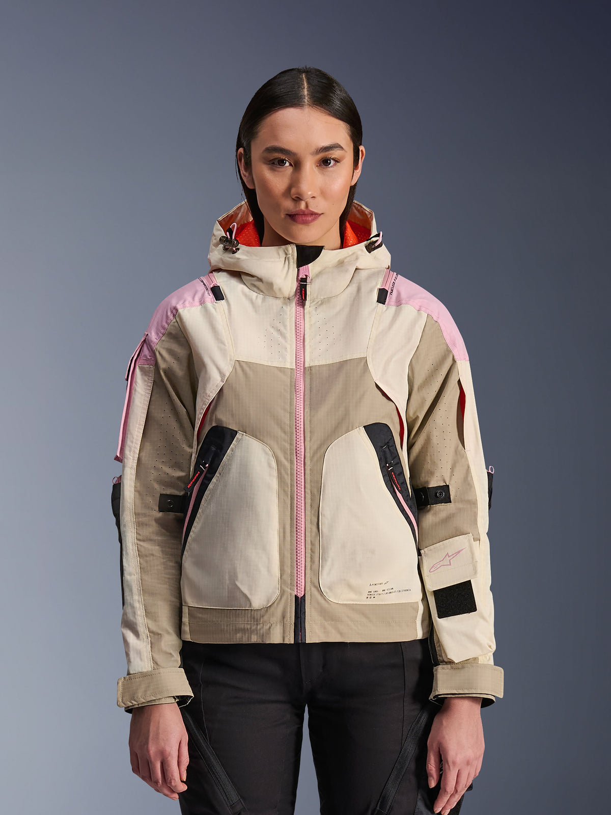 Alpinestars Womens Molly Air Jacket - Sand/Pink/Almond