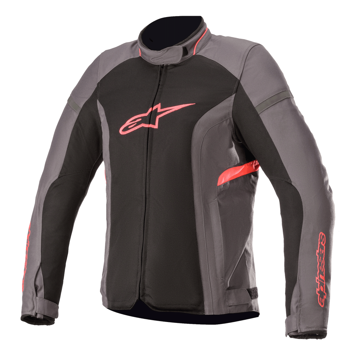 Alpinestars Womens Stella T-Kira V2 Air Jacket - Tar Gray/Black/Diva Pink
