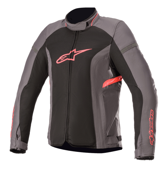 Alpinestars Womens Stella T-Kira V2 Air Jacket - Tar Gray/Black/Diva Pink