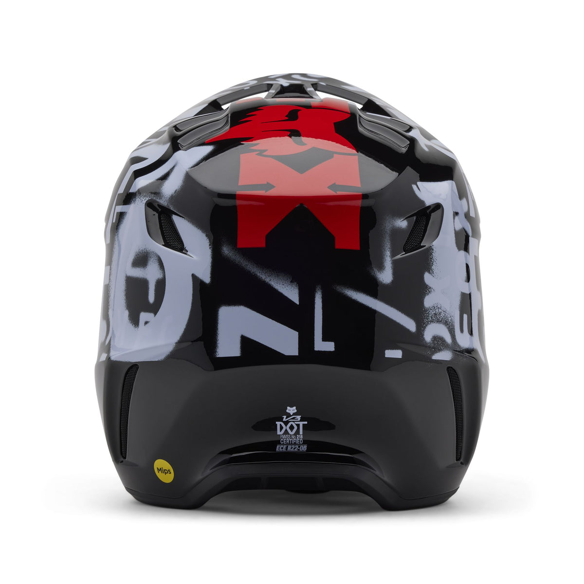 Fox Racing V3 Seventy4 Helmet - Black