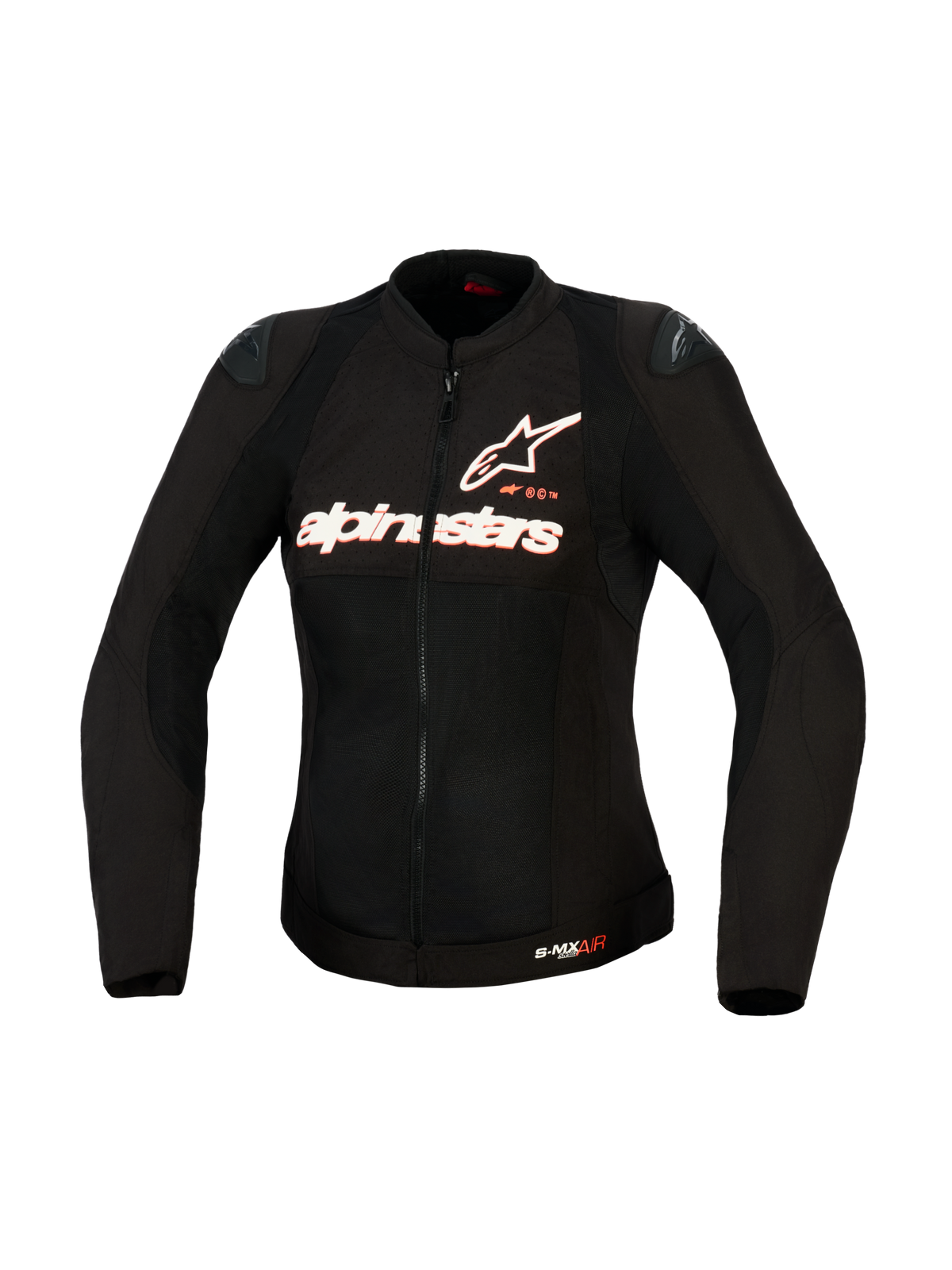Alpinestars Womens Stella SMX Air Jacket - Black/White/Red Fluo