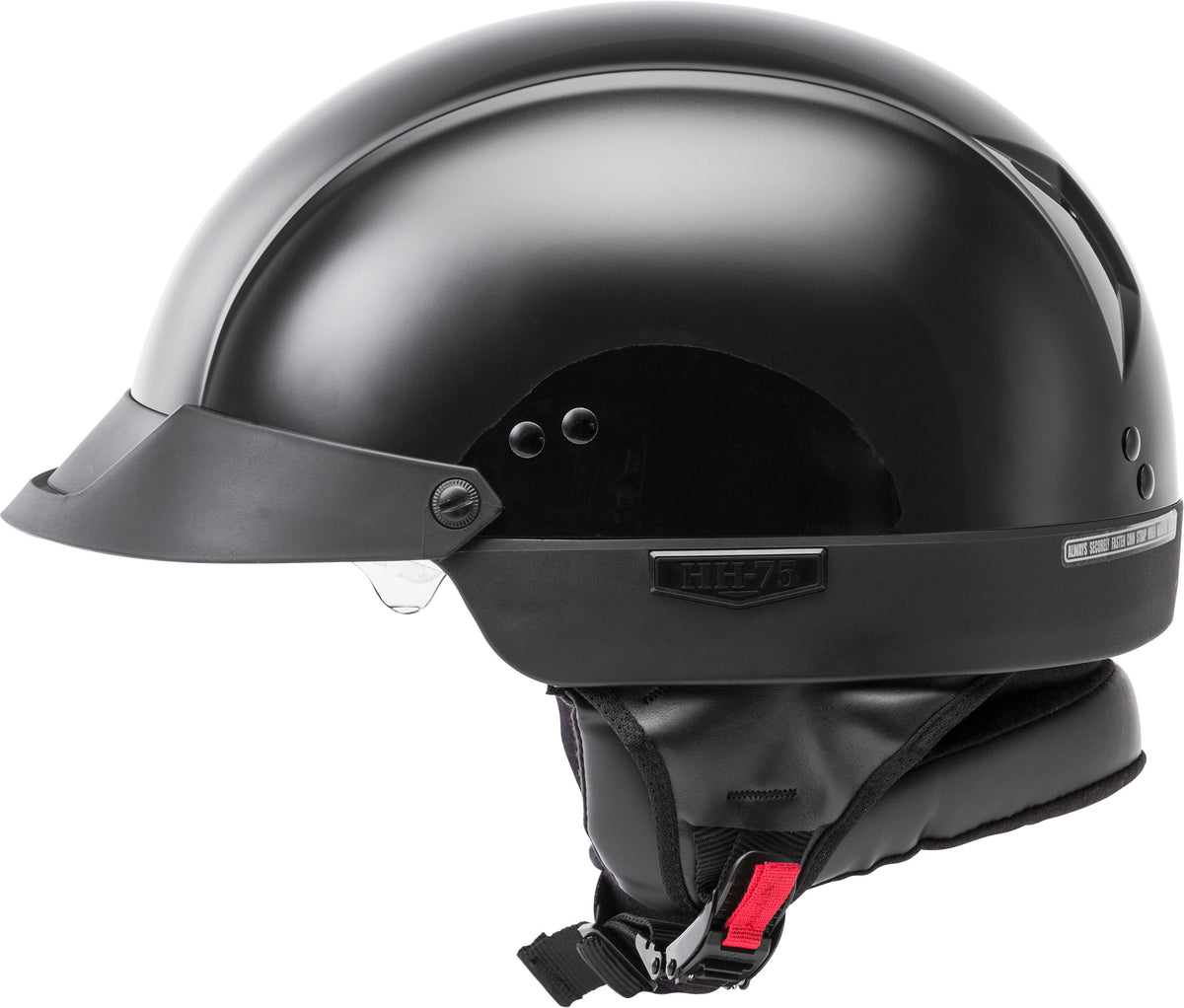 GMAX HH-75 Half Helmet Black