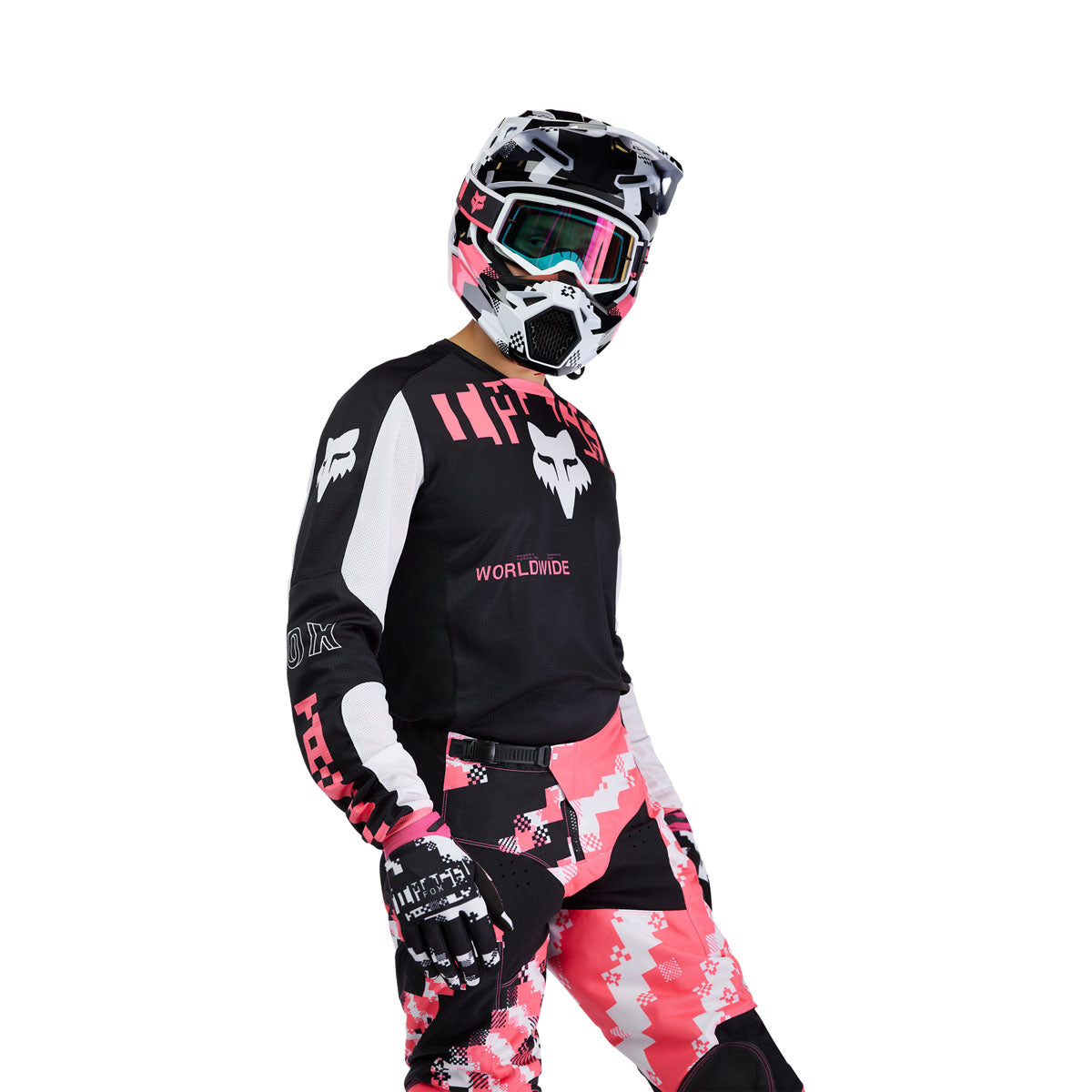 Fox Racing 180 Digi Image Jersey - Black/Pink