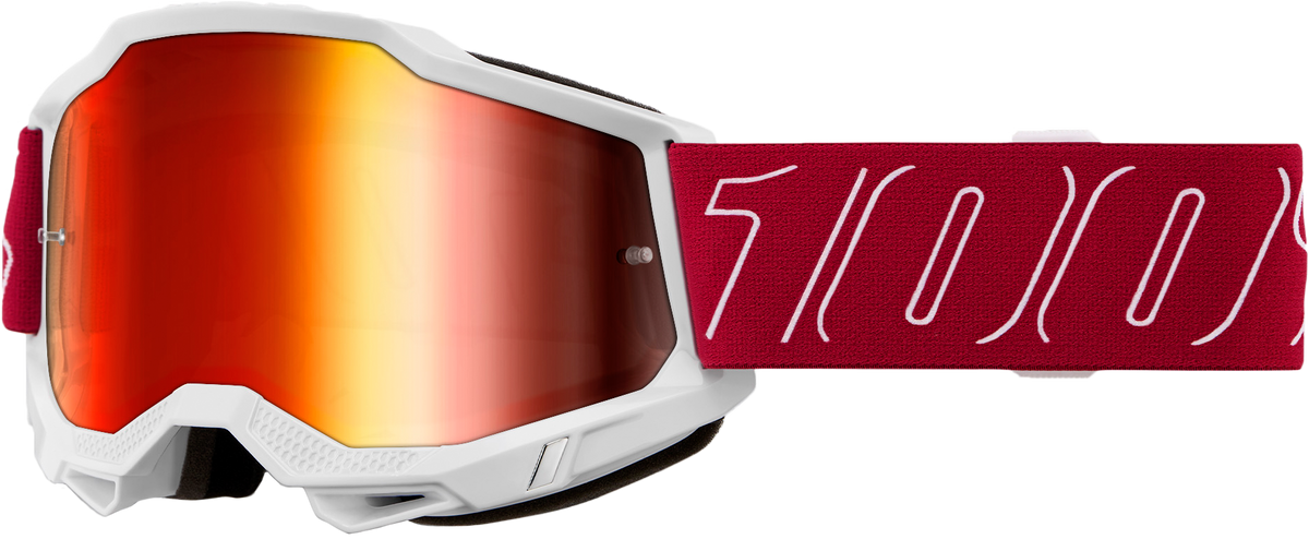 100% Accuri 2 Goggles CLOSEOUT Redline / Red Mirror Lens