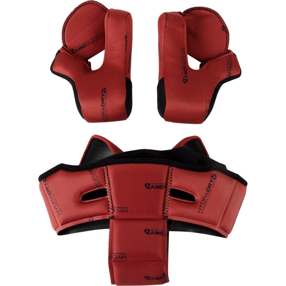 Icon Domain Helmet Liner/Helmet Cheek Pads - Red