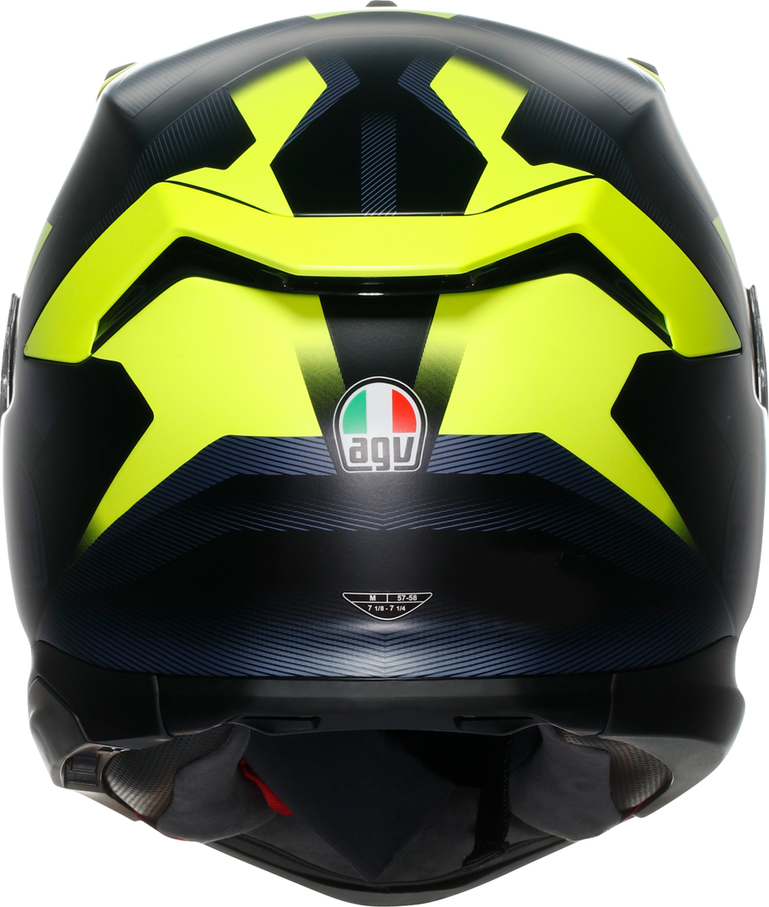 AGV K7 Helmet - Glimpse - Matte Black/Yellow Fluo