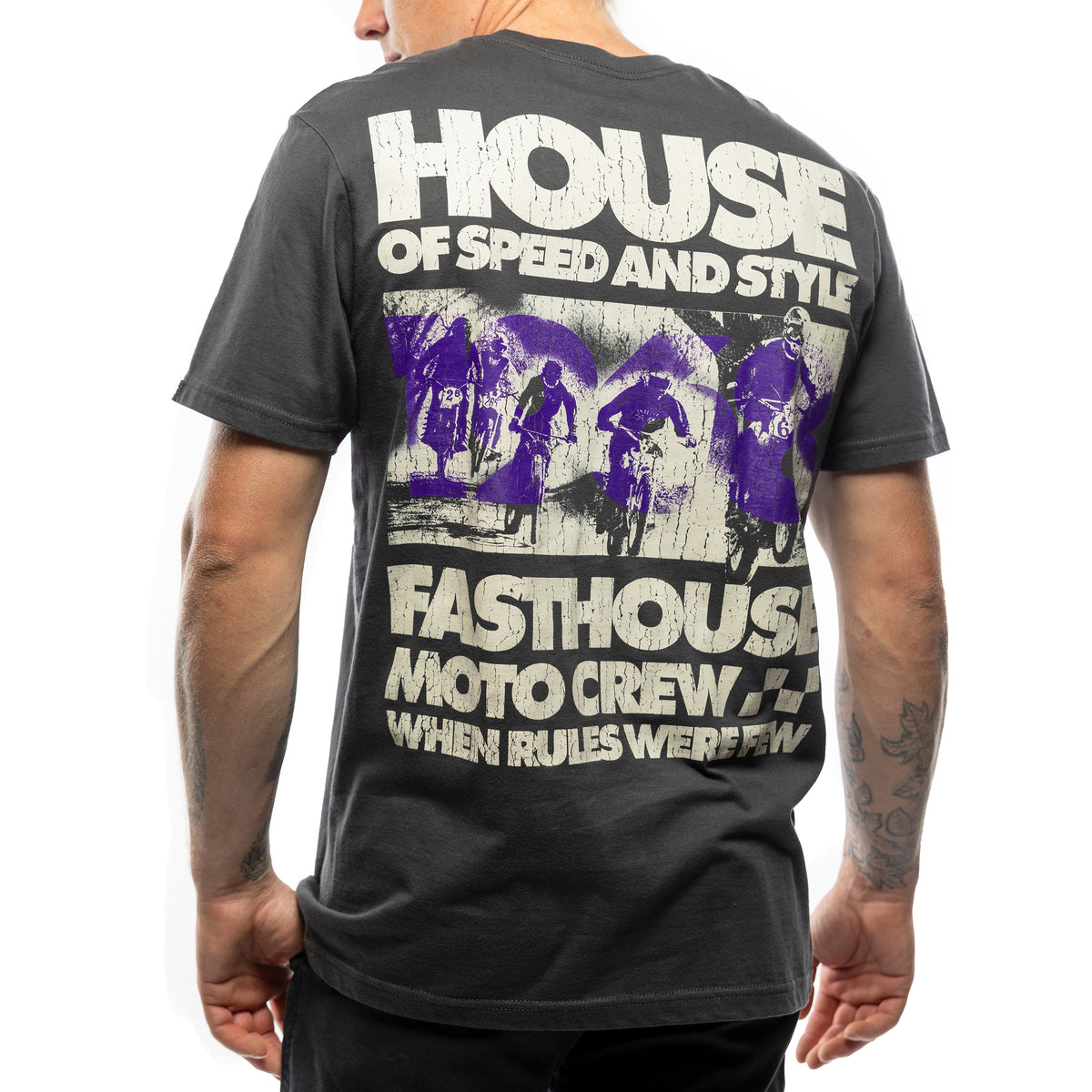 Fasthouse The House Tee - Graphite Black