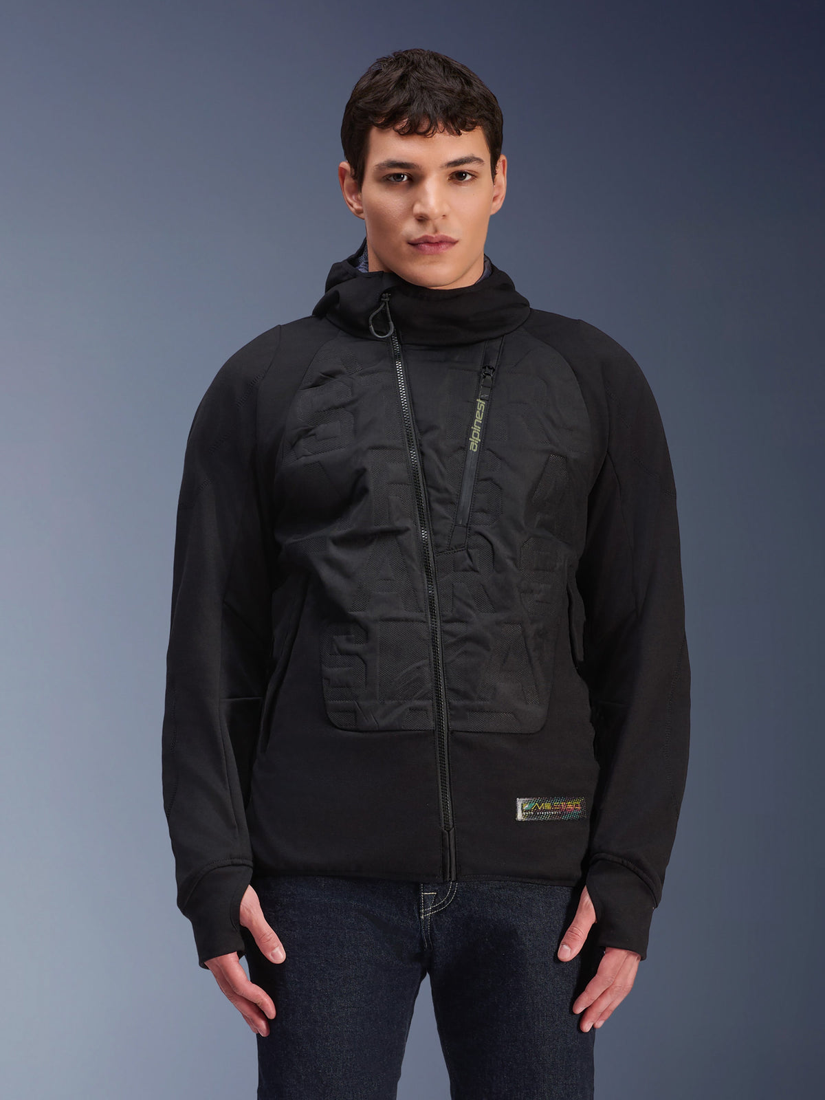 Alpinestars MO.ST.EQ Hybrid Hooded Jacket - Black