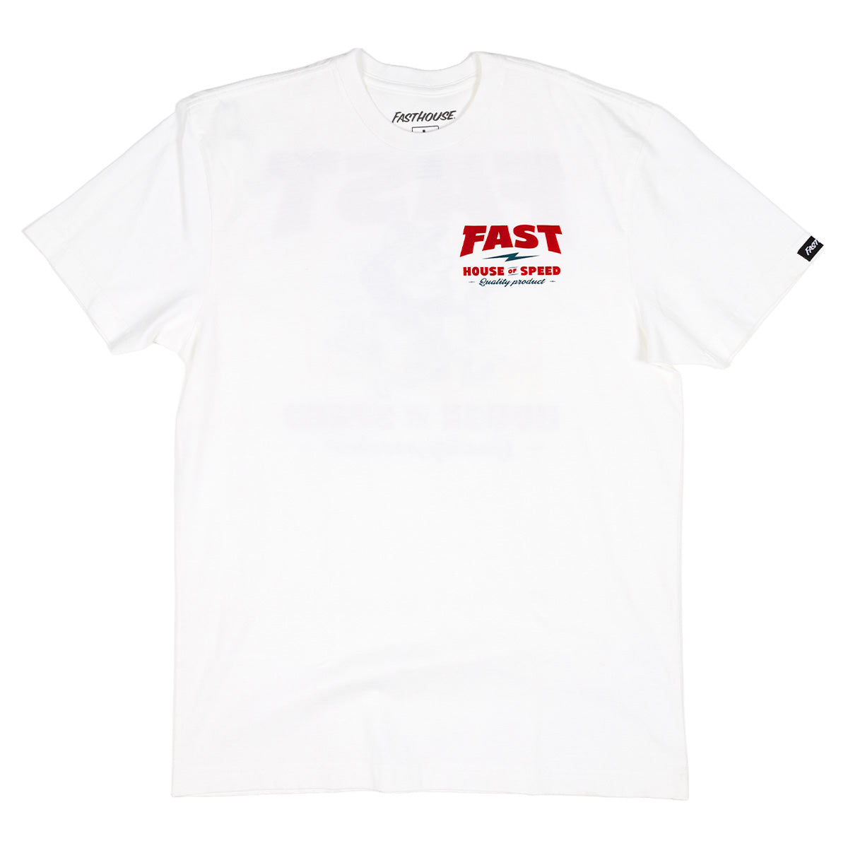 Fasthouse Youth  Runner Tee - White