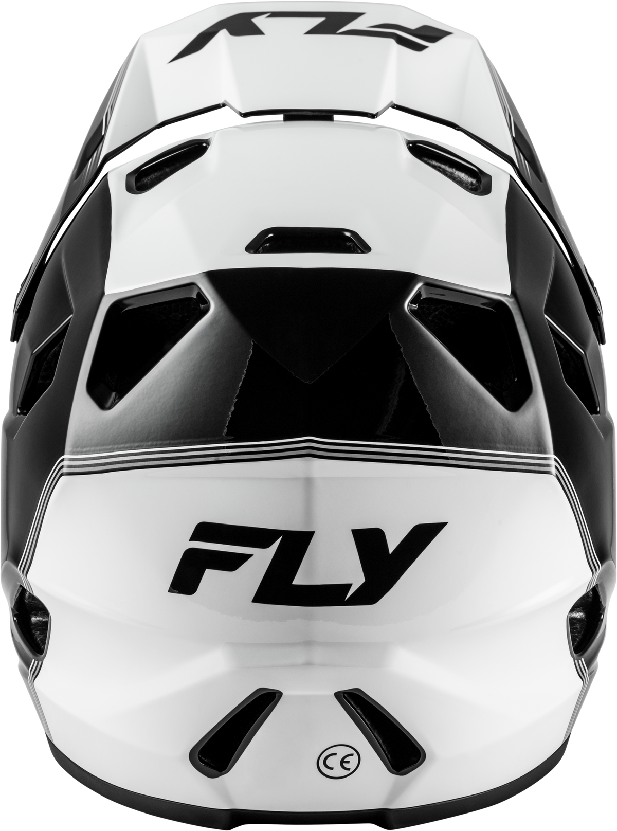 Fly Racing Rayce Repeat Bicycle Helmet - Black/White