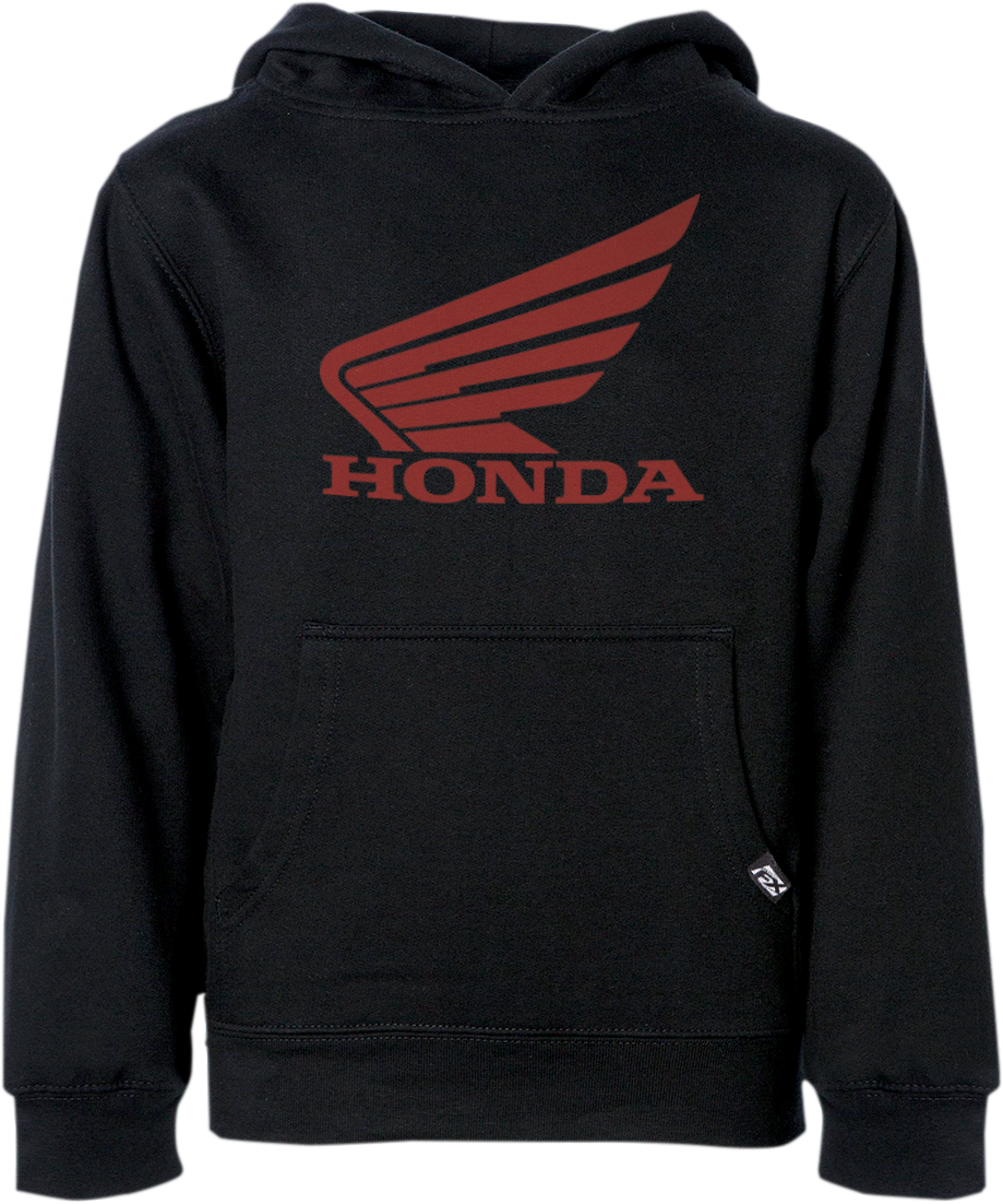 Facotry Effex Youth Honda Wing Pullover Hoodie - Black