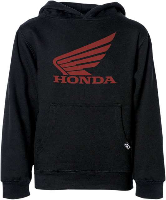 Facotry Effex Youth Honda Wing Pullover Hoodie - Black
