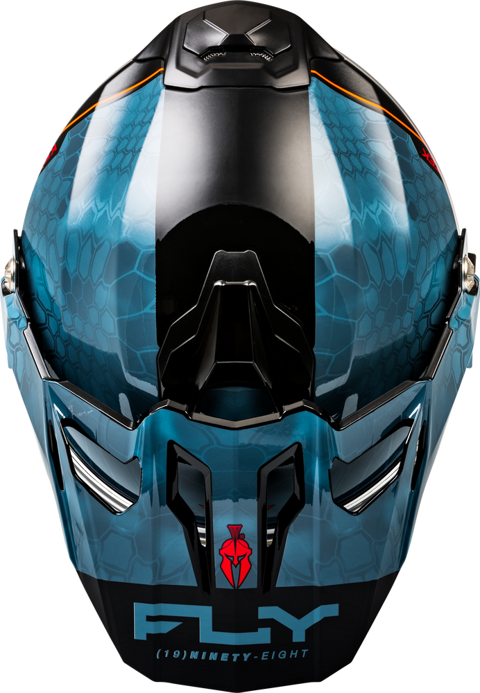Fly Racing Trekker Cold Weather Conceal Helmet Dual Shield - SLATE/BLACK/RED