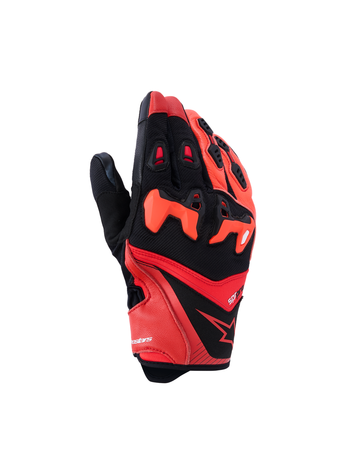 Alpinestars SP-R Pro Gloves - Bright Red/Red Fluo/Black