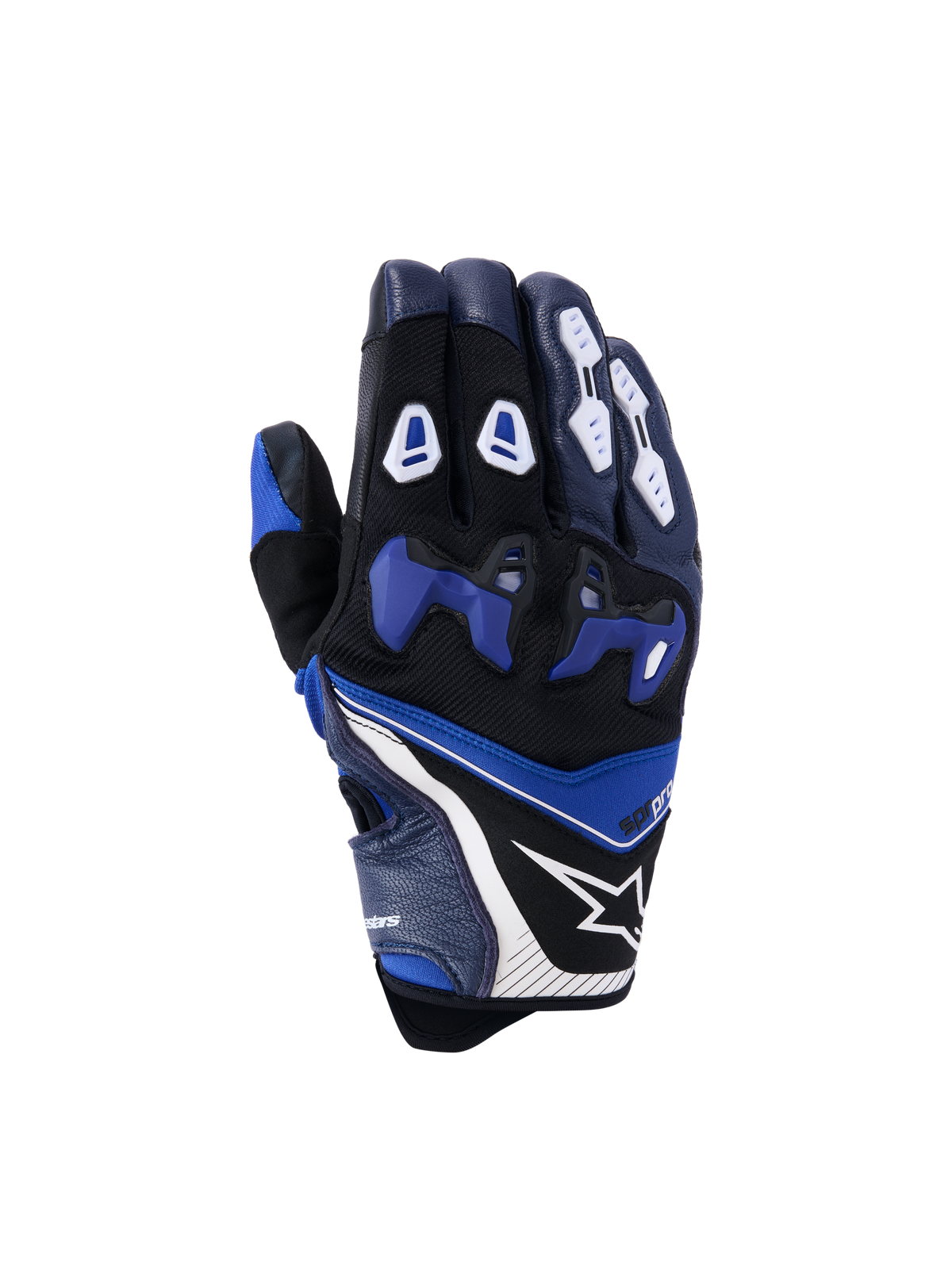 Alpinestars SP-R Pro Gloves - Bright Blue/Navy/White