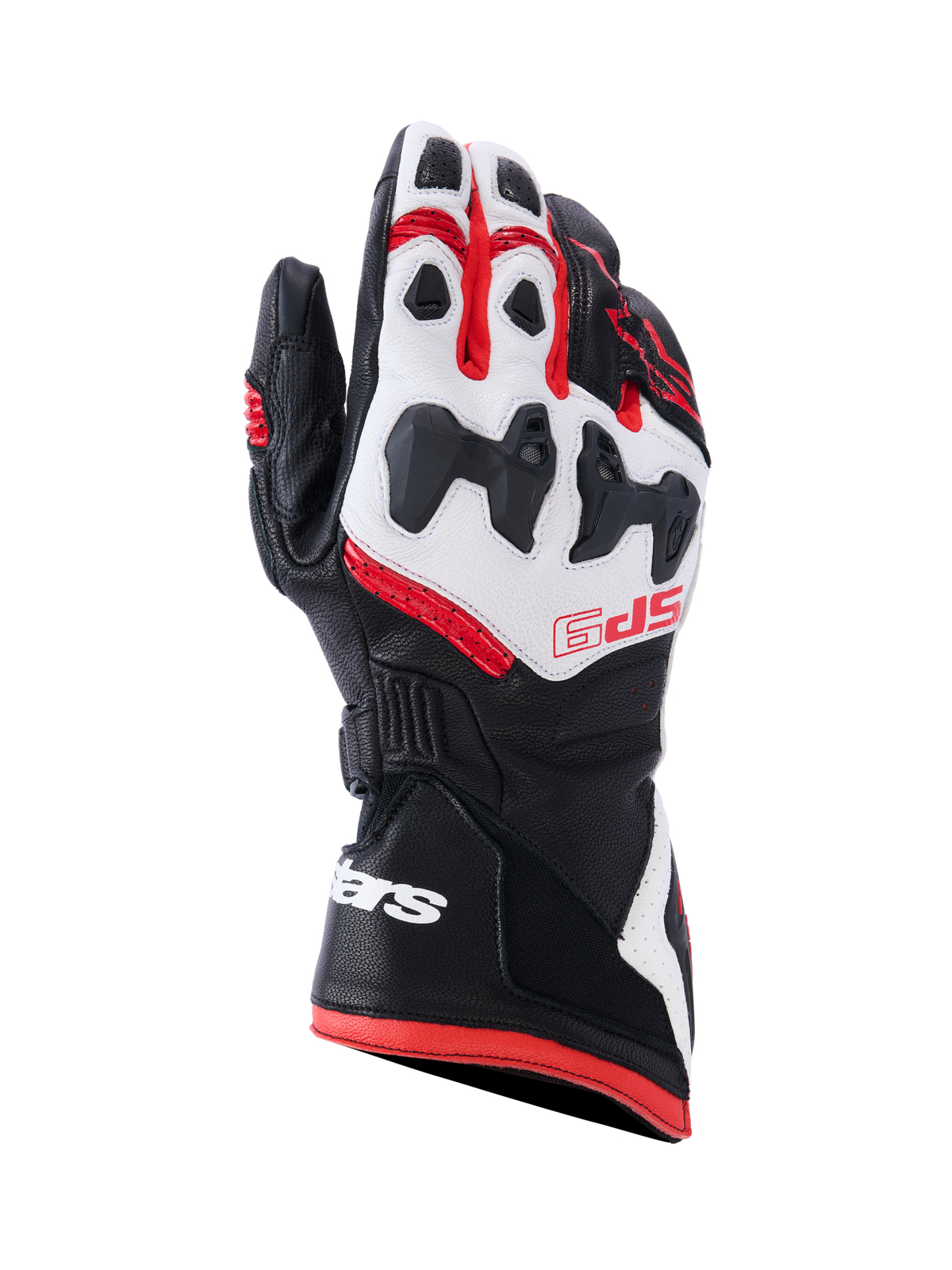 Alpinestars SP-9 Gloves - Black/White/Bright Red