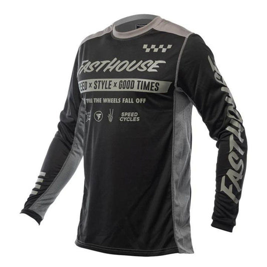 Fasthouse Grindhouse Domingo Jersey CLOSEOUT - Black