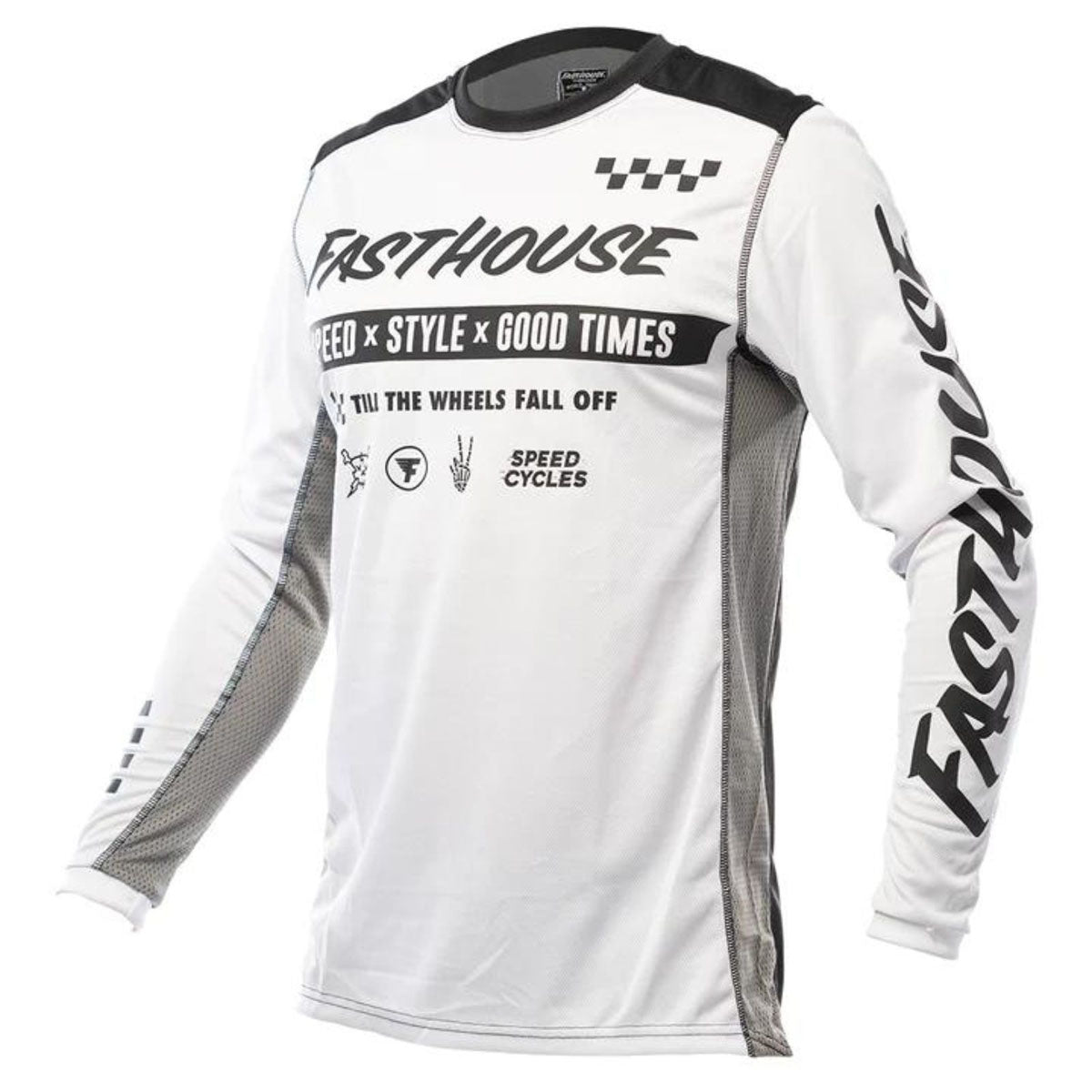 Fasthouse Grindhouse Domingo Jersey CLOSEOUT - White