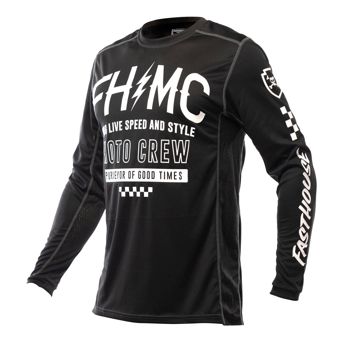 Fasthouse Grindhouse Cypher Jersey CLOSEOUT - Black