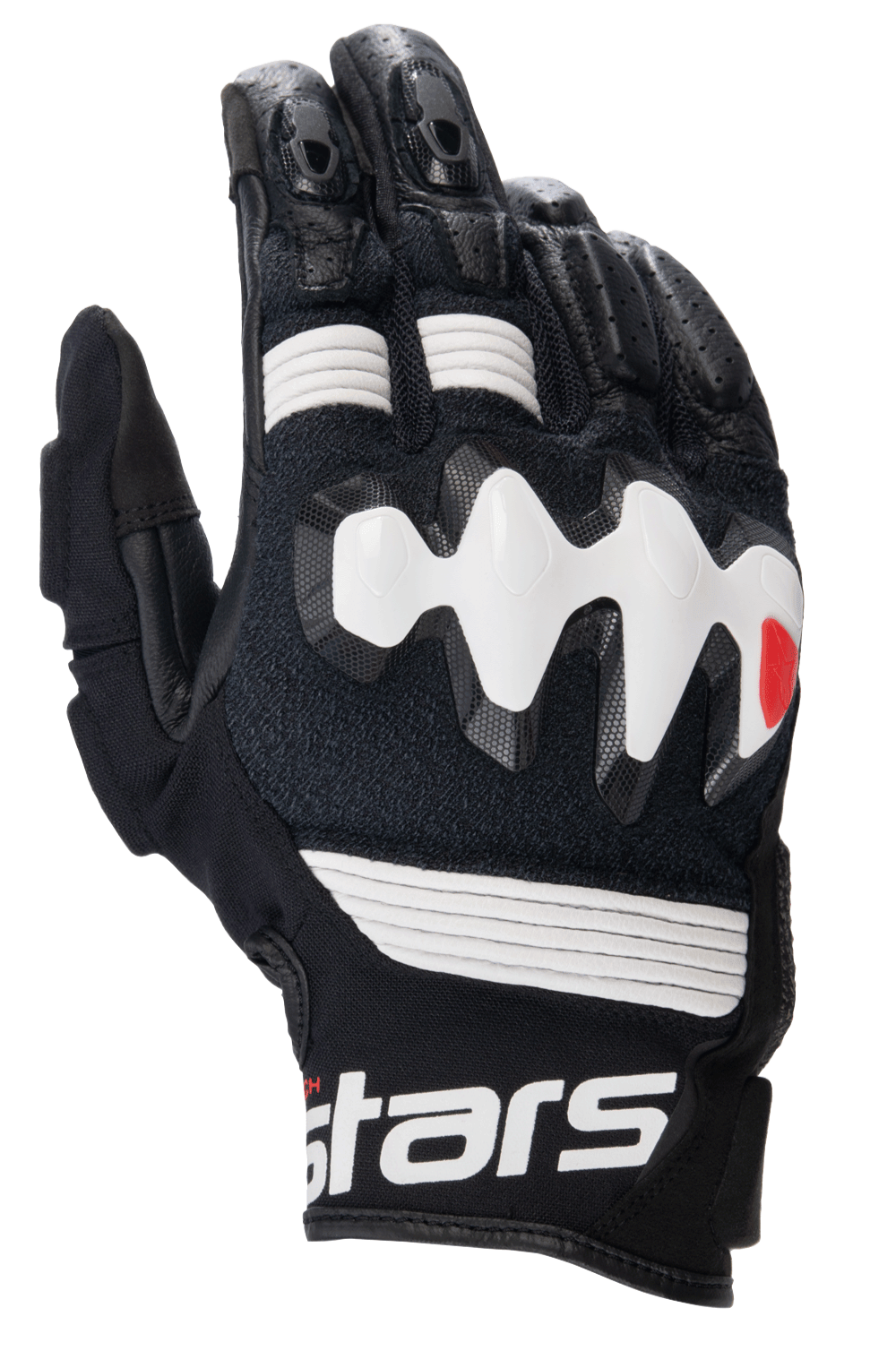 Alpinestars Halo Leather Gloves - Black/White