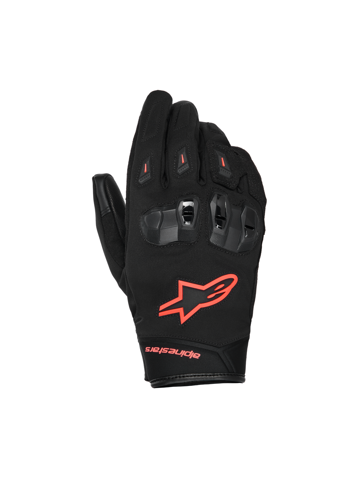 Alpinestars SP X Z WP Gloves - Black/Red Fluo