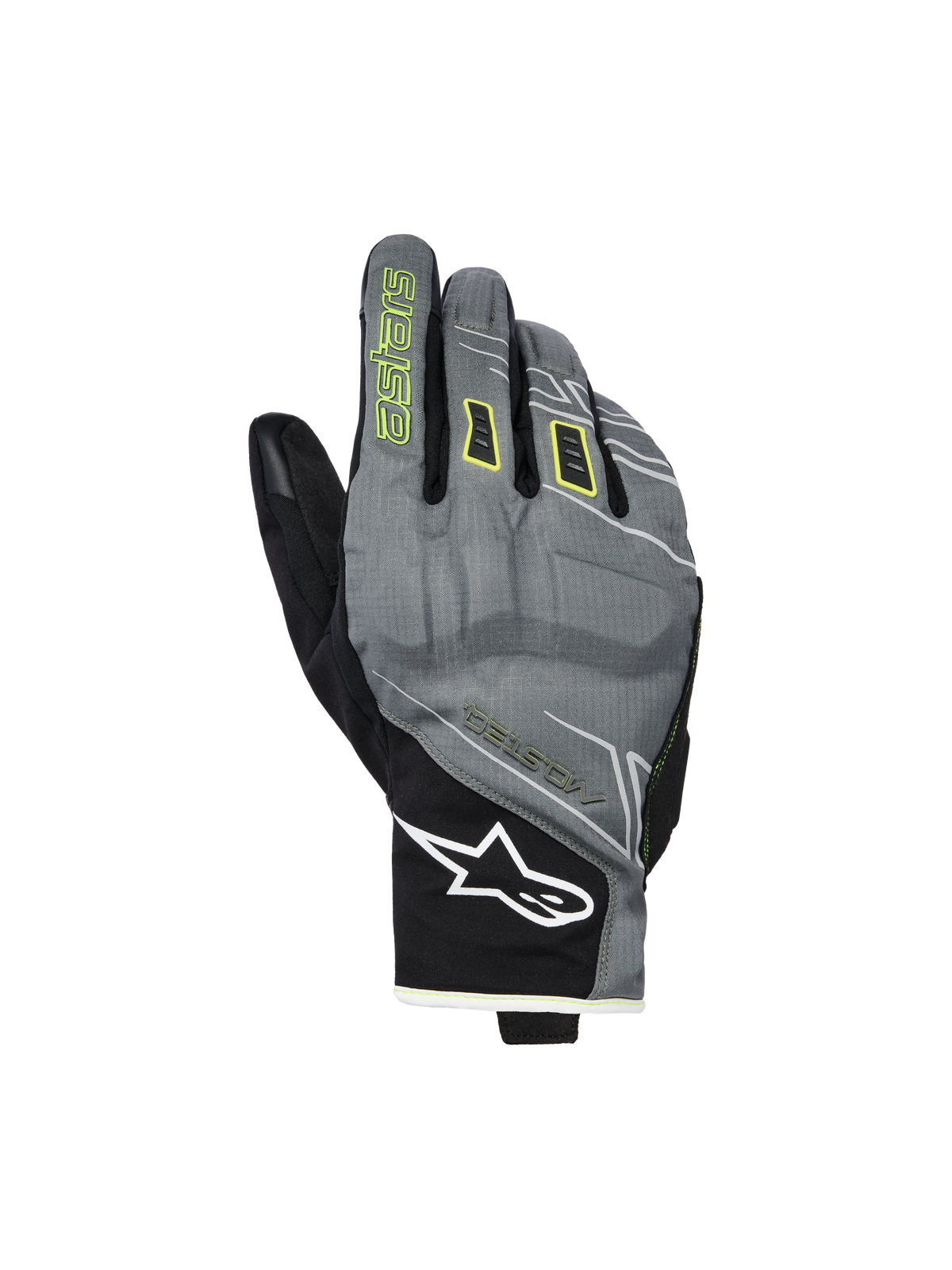 Alpinestars Moblast WP Gloves - Fur Gray/Black/Sulphur Yellow