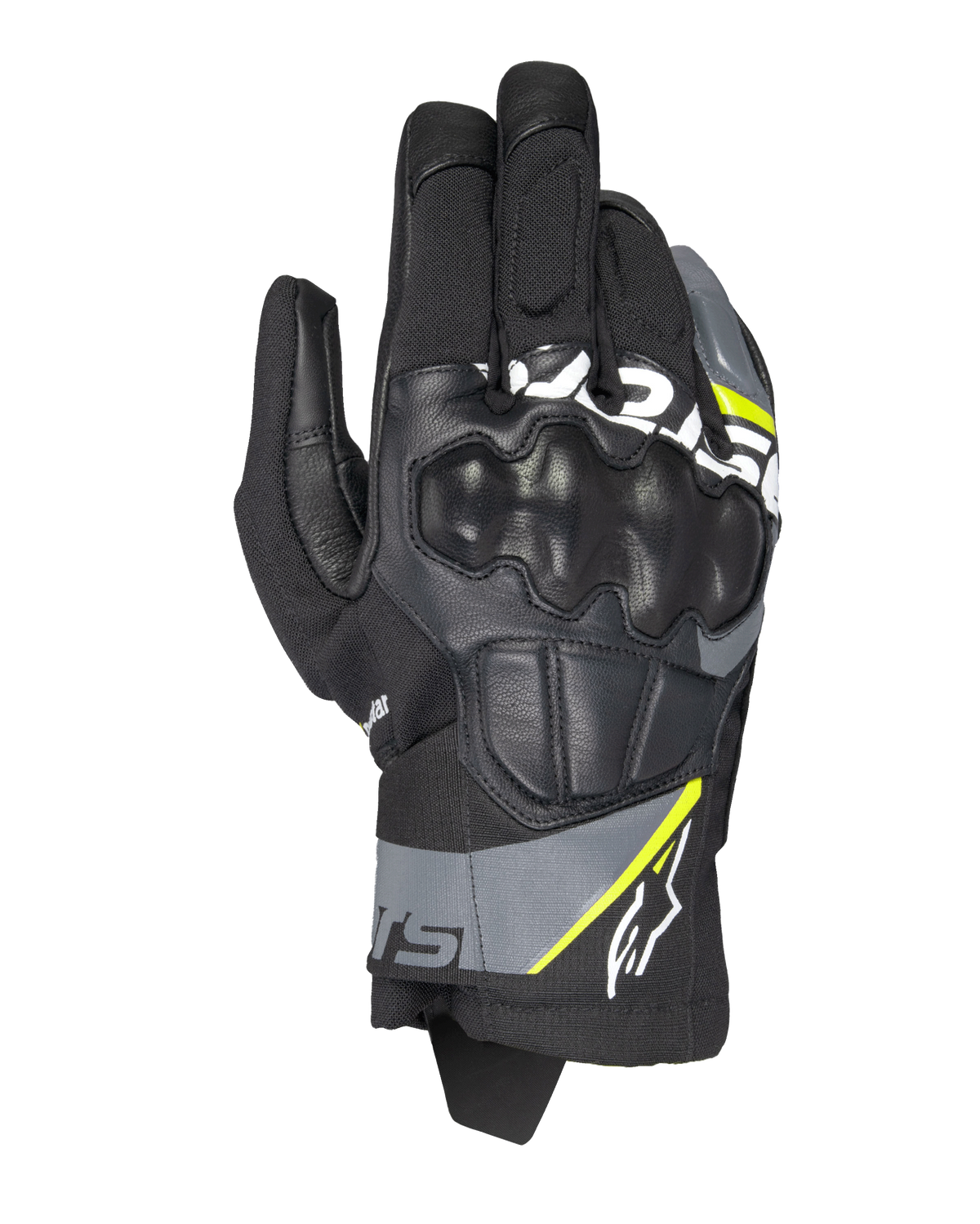 Alpinestars Corozal V3 Drystar Gloves - Black/Deep Gray/Yellow Fluo
