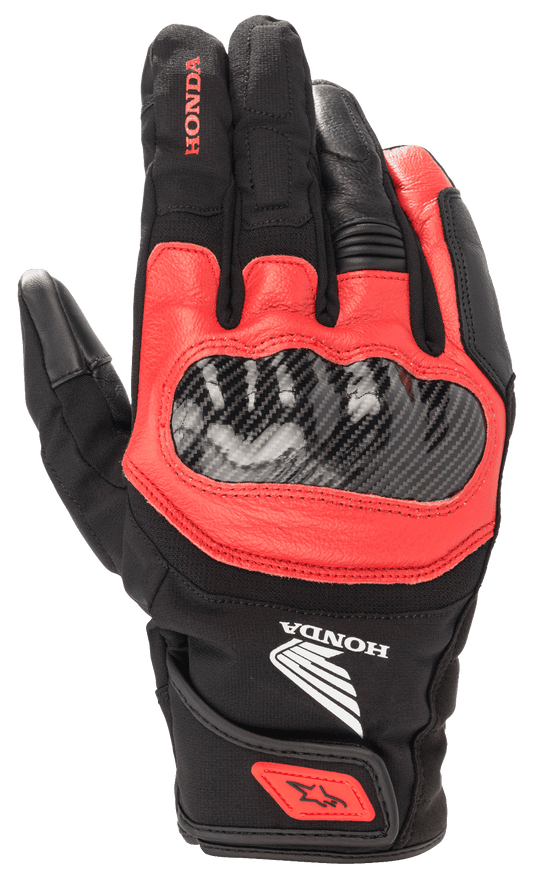 Alpinestars Honda SMX Z Drystar Glove - Black/Bright Red