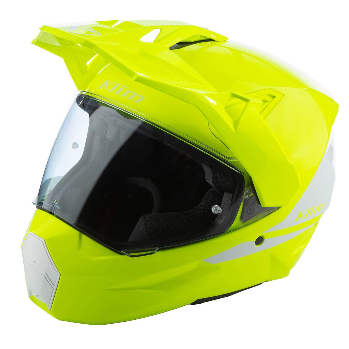 Klim X1 Alpha Helmet - Gloss Hi-Vis - White