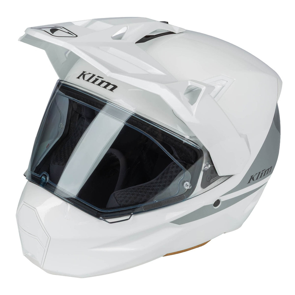 Klim X1 Alpha Helmet - Gloss White - High-rise