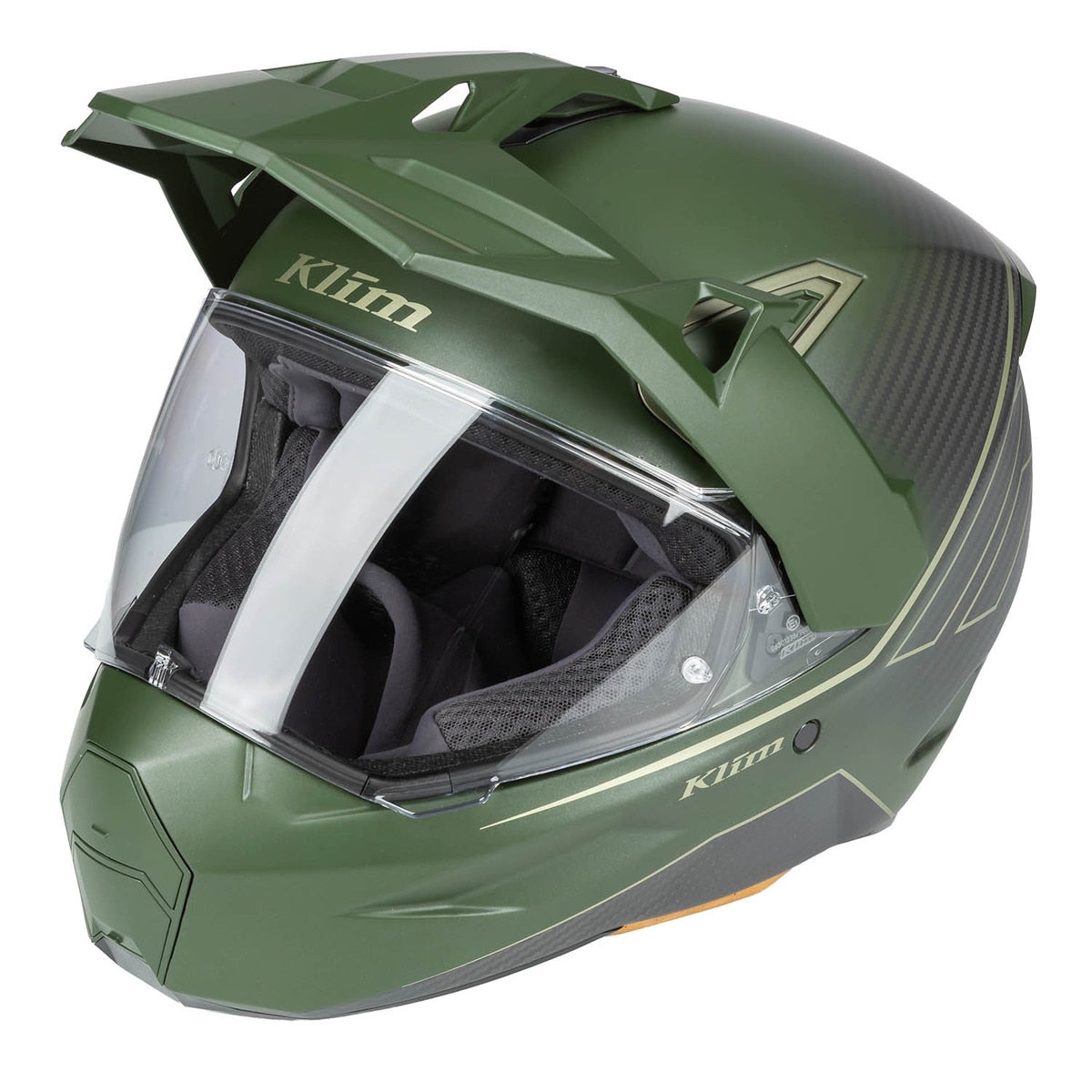 Klim X1 Alpha Helmet - Quanta Matte Rifle Green - Oil Green