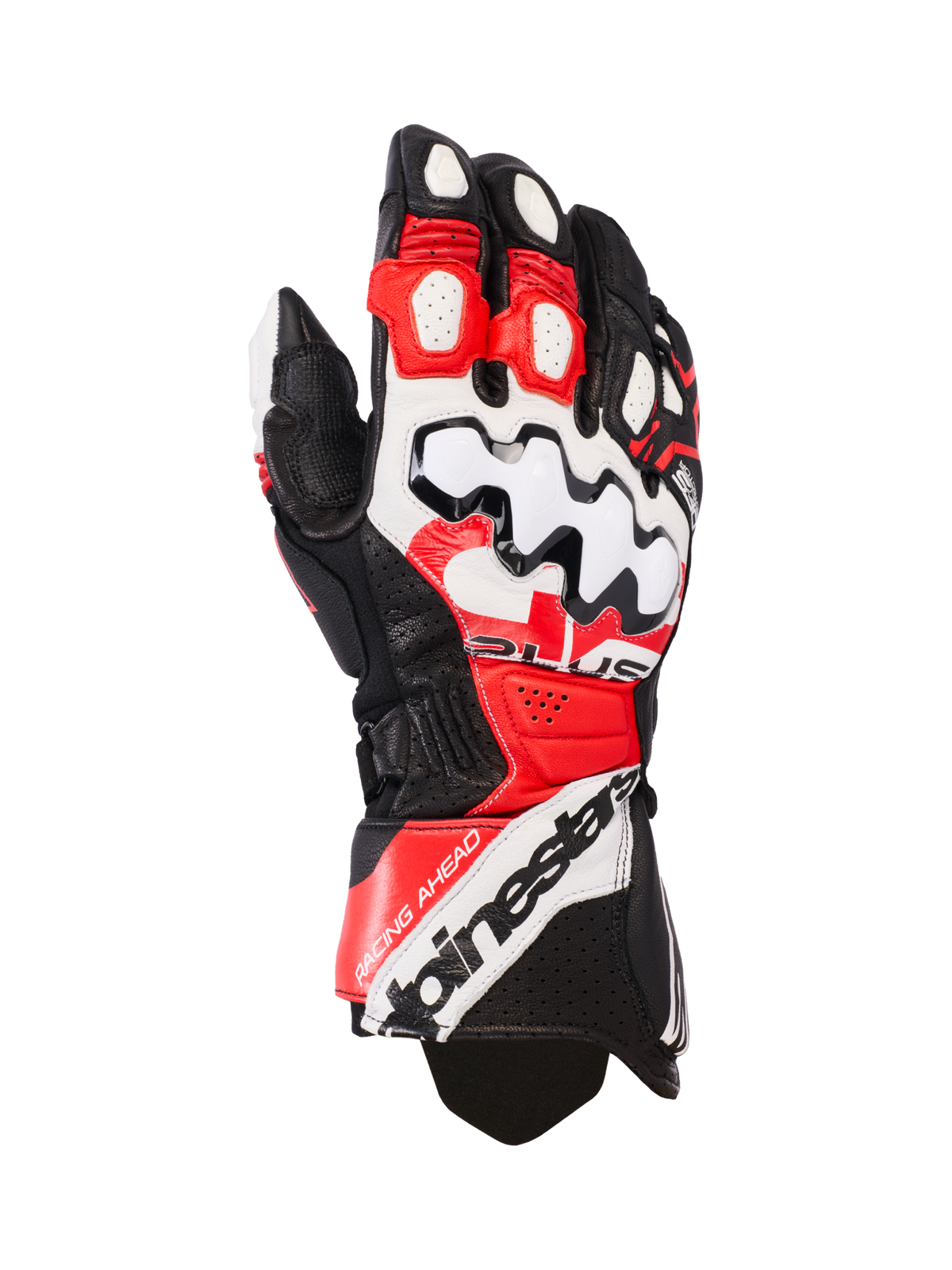 Alpinestars GP Plus R V3 Leather Gloves - Black/White/Bright Red