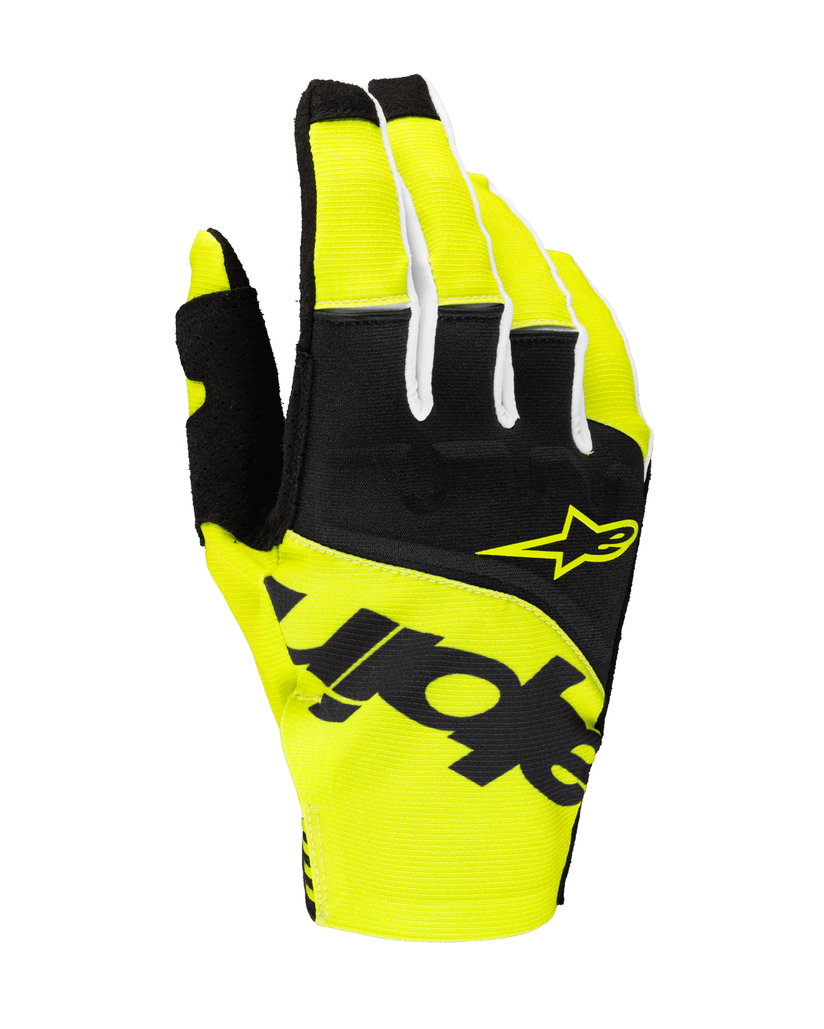 Alpinestars 2026 Techstar Gloves - Black/Yellow Fluo