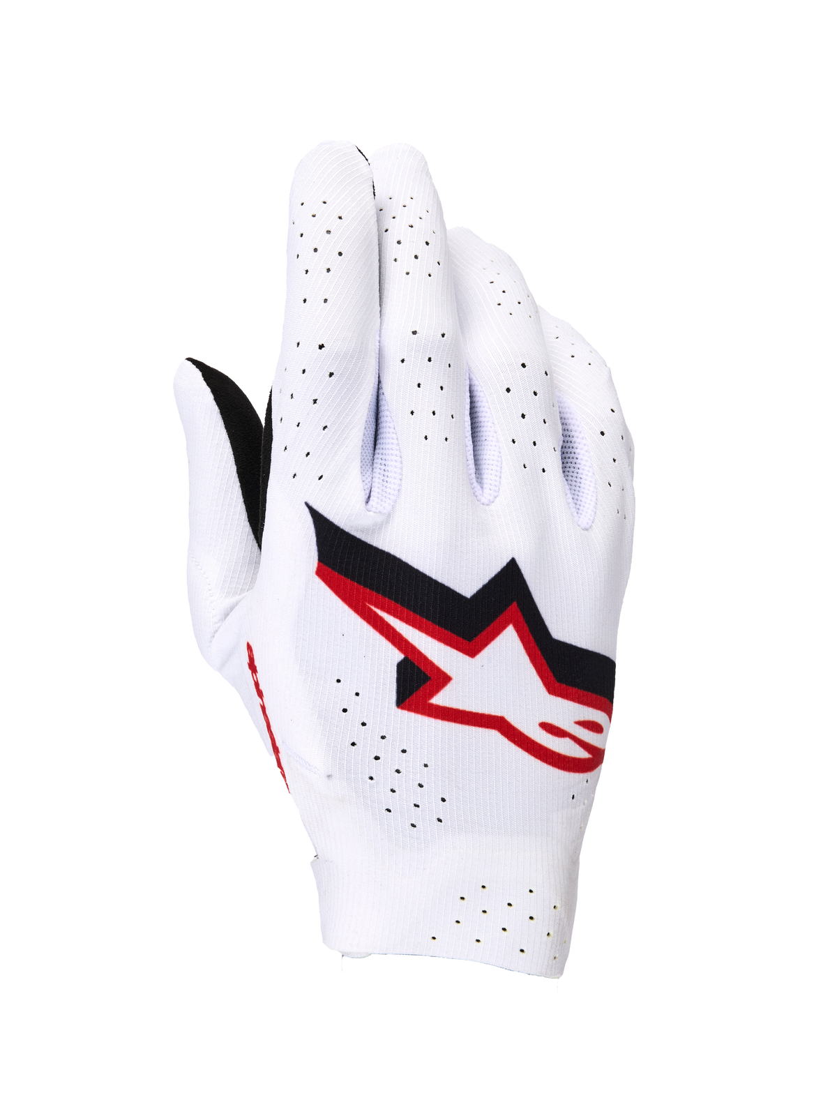 Alpinestars Supertech MX Gloves - White/Black/Fire Red