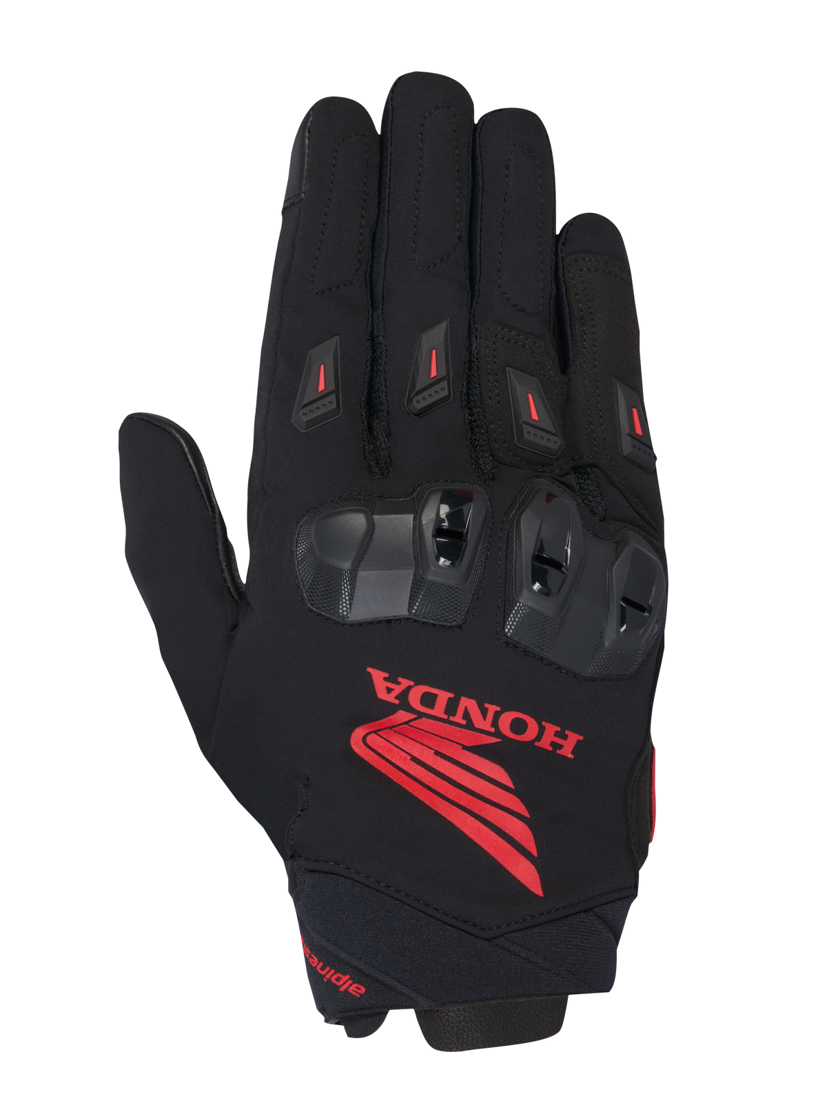 Alpinestars Honda Sp X 3 Gloves - Black/Bright Red