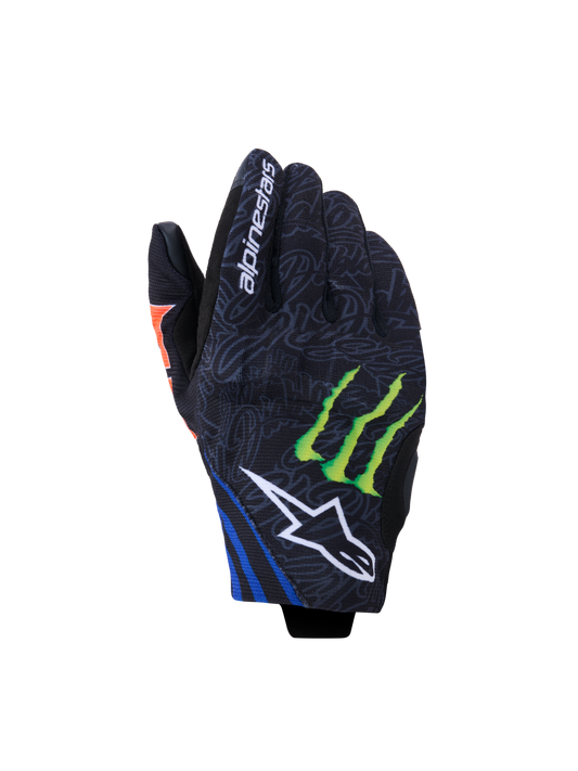 Alpinestars FQ20 Reef V2 Monster Gloves - Black/Red Fluo/Blue/Gray