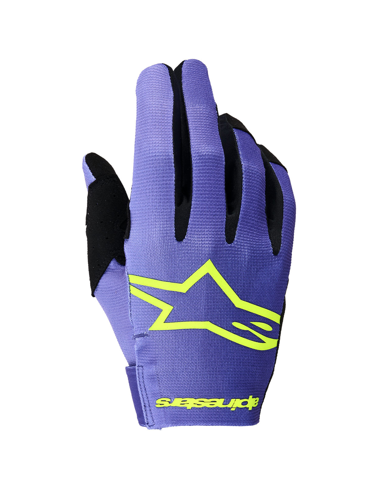 Alpinestars 2026 Radar Gloves - Purple/Yellow Fluo