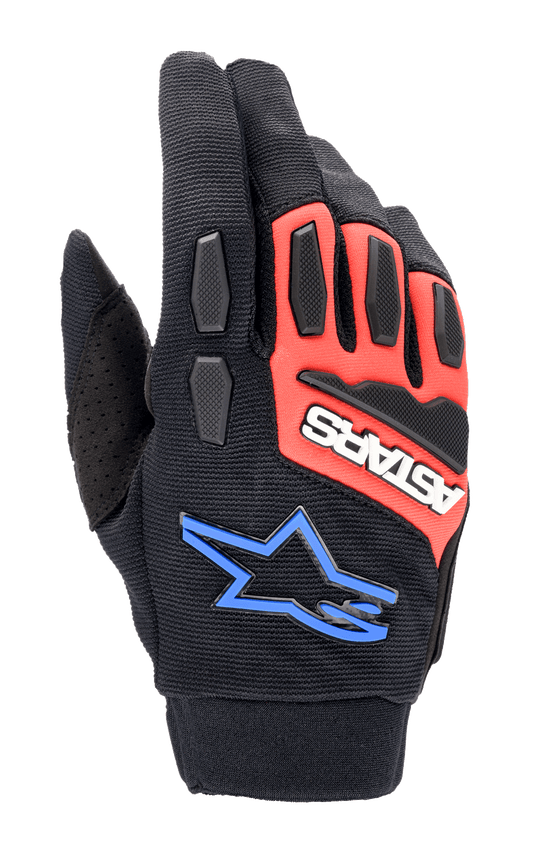 Alpinestars Full Bore Xt Gloves - Black/Bright Red/Blue