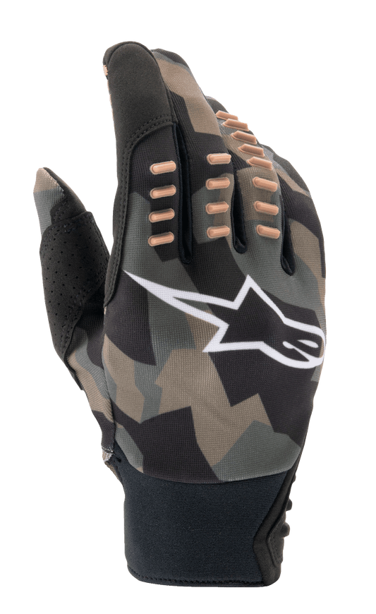 Alpinestars SMX-E Offroad Gloves - Black Camo/Sand