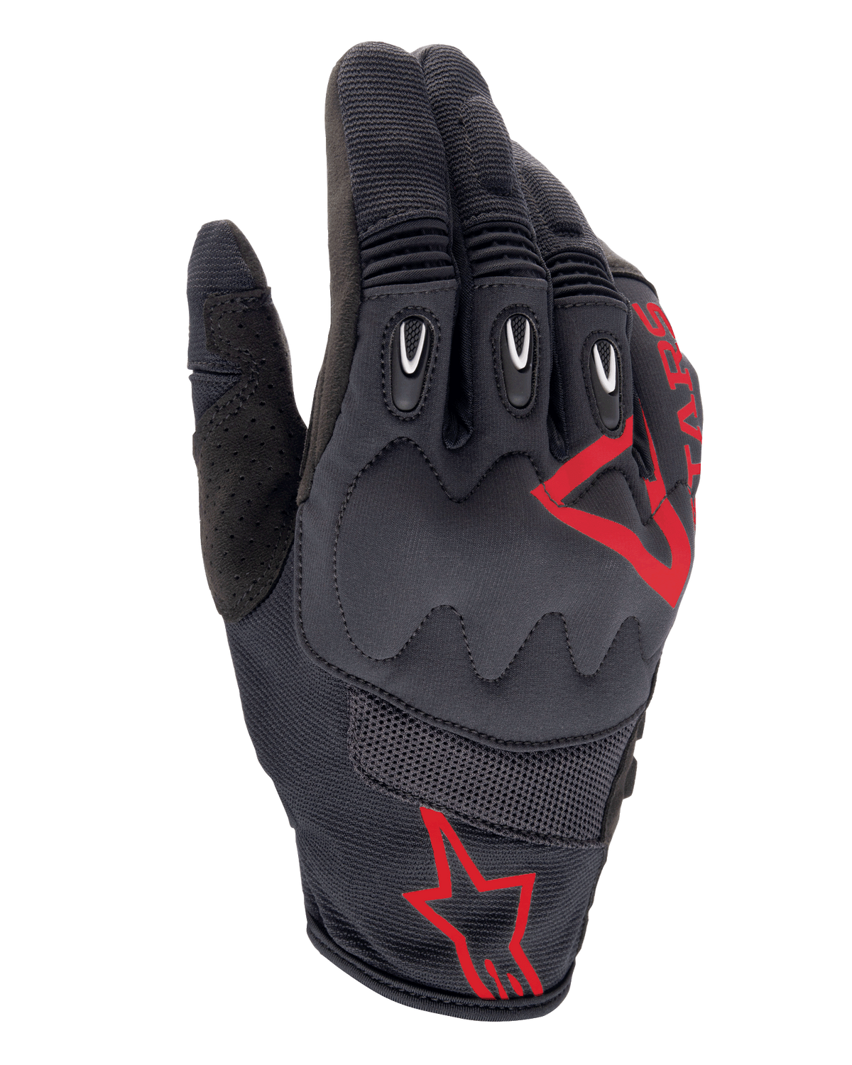 Alpinestars Techdura Gloves - Fire Red/Black
