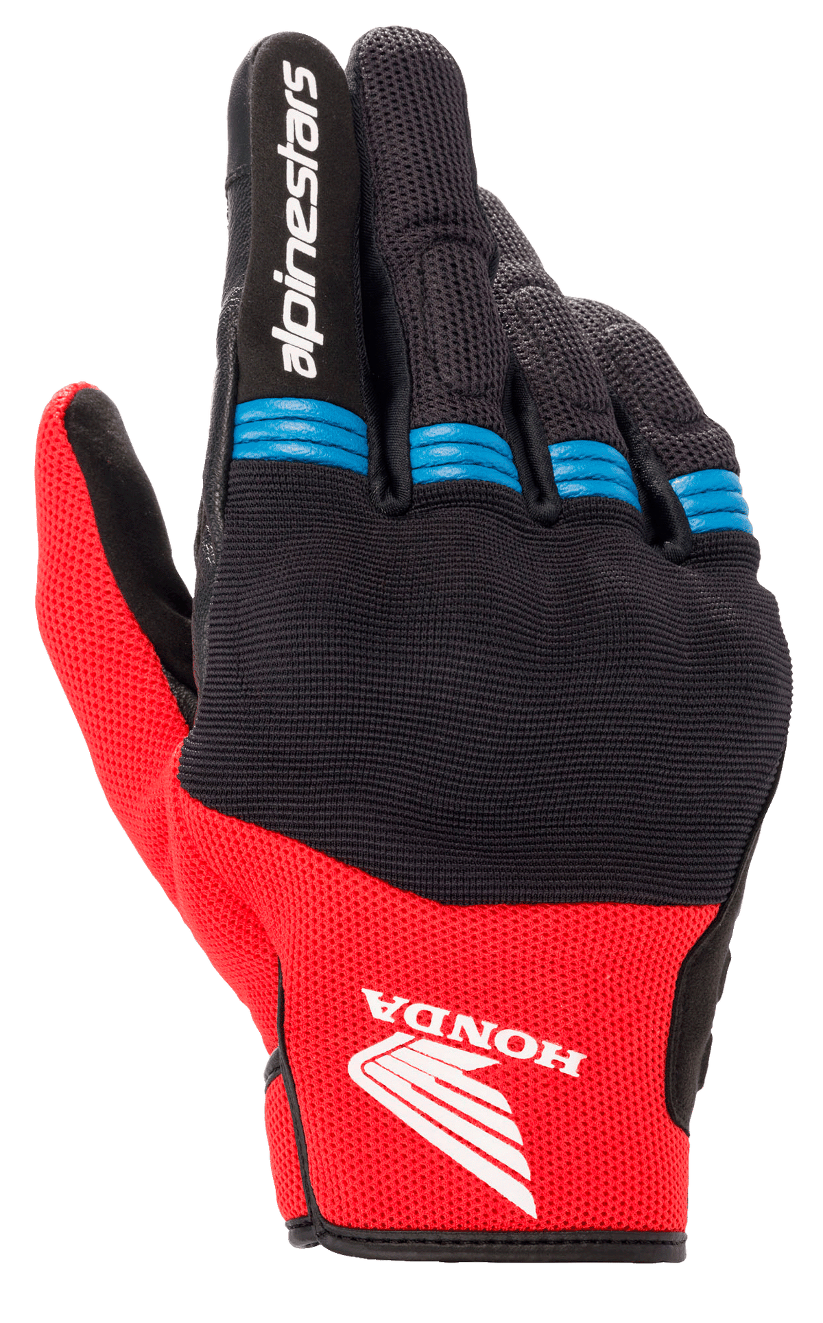 Alpinestars Honda Copper Glove - Black/Bright Red/Blue