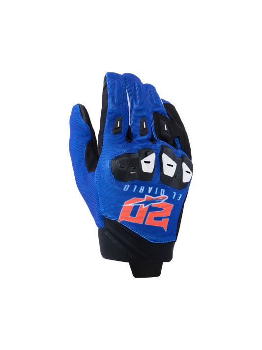 Alpinestars FQ20 SP X 1 Gloves - Blue/Black/Red Fluo