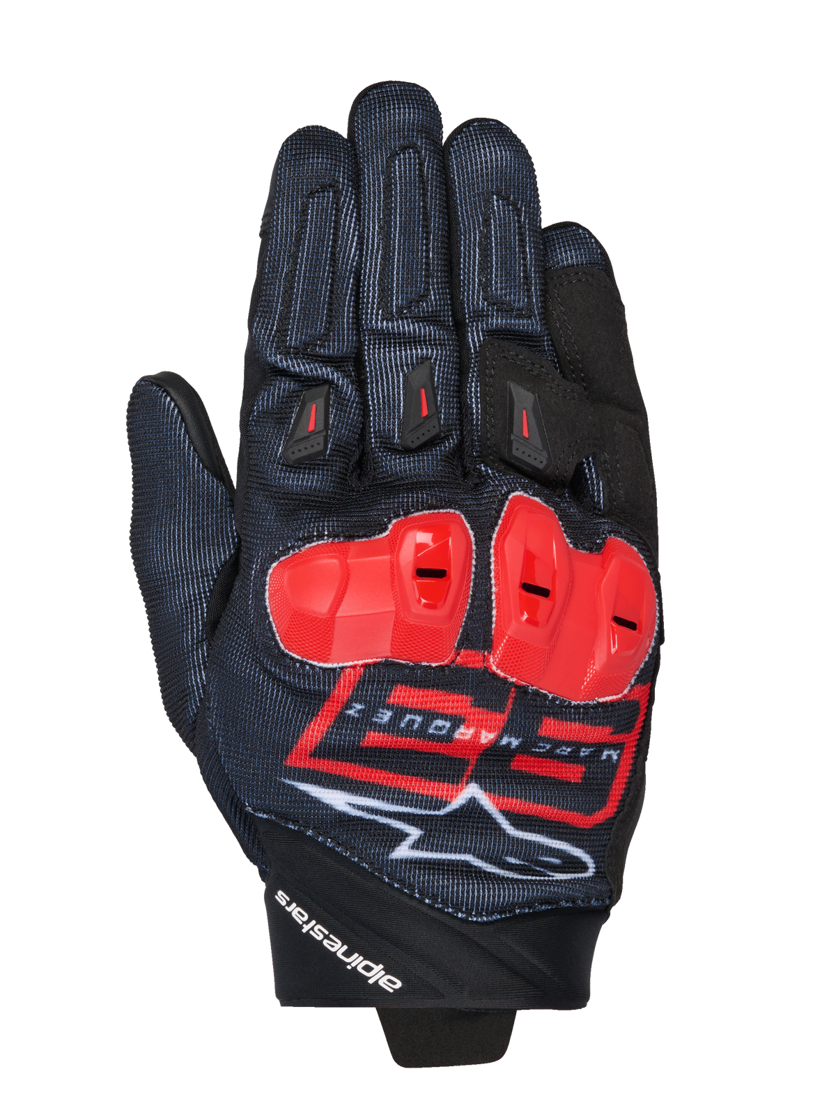 Alpinestars MM93 Spx 1 Gloves - Black/Bright Red/White