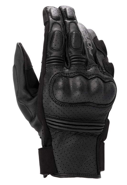 Alpinestars Phenom Leather Air Gloves - Black/Black
